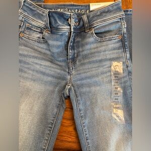 American Eagle Outfitters Blue Flare & Wide Leg Jeans